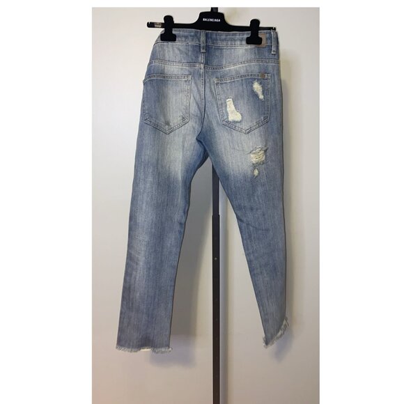 Hidden Jeans Raw Hem Distressed Patched - Picture 2 of 8